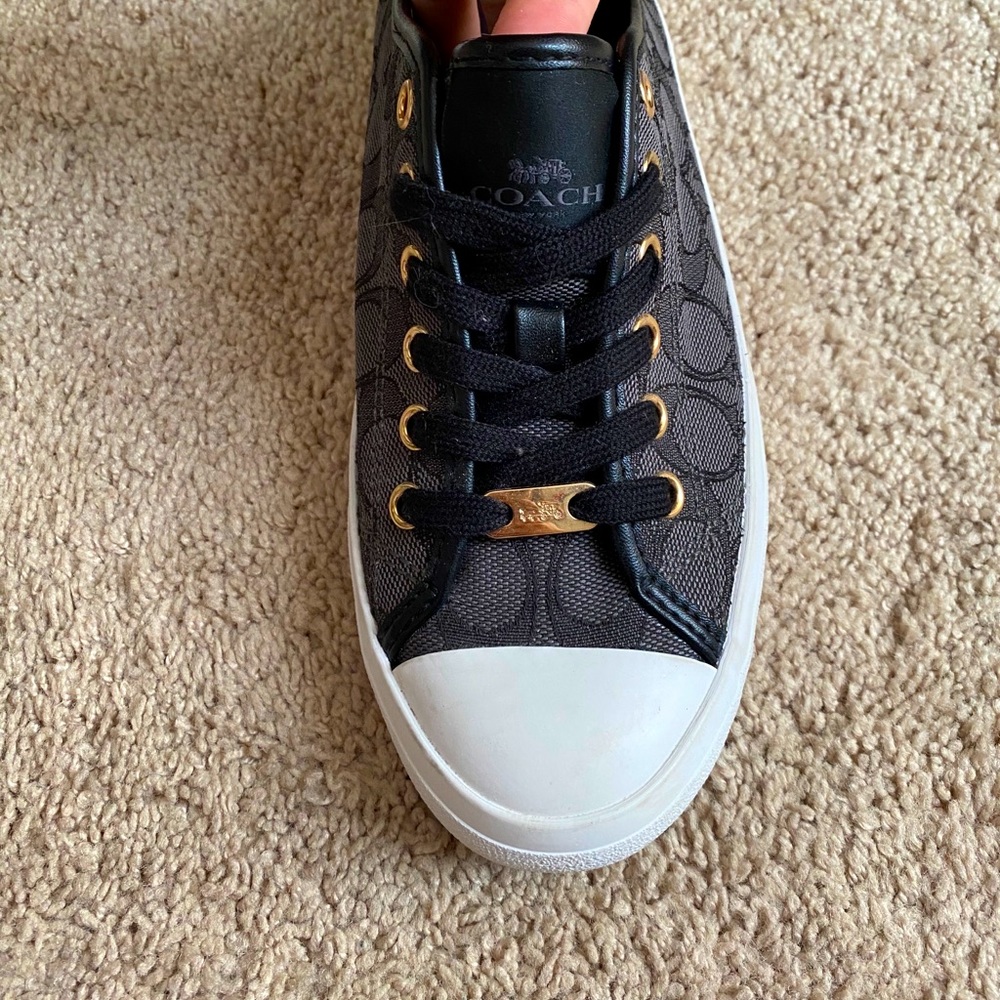 Coach Black low top sneakers